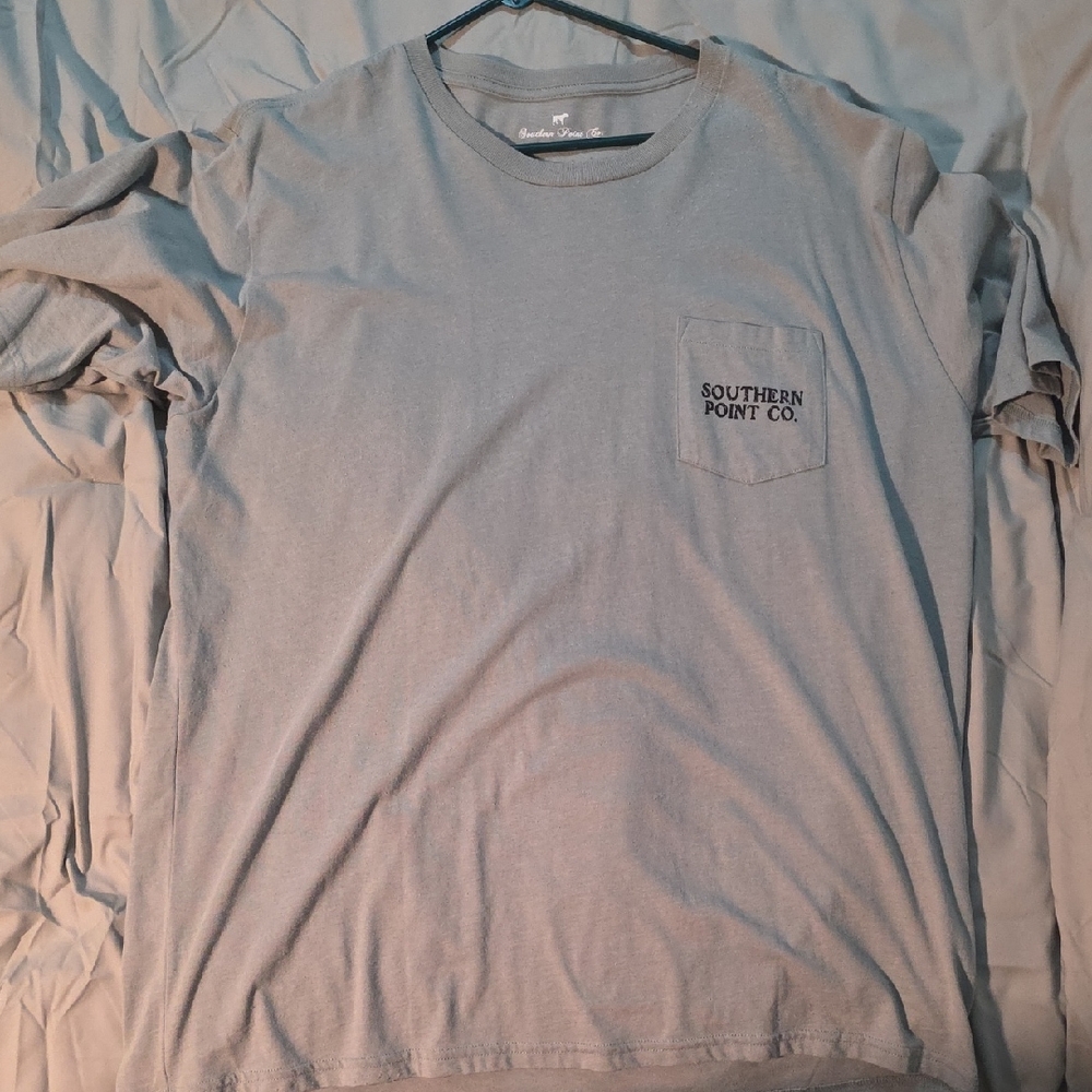 Southern Point Co. Gray Short Sleeve Men's Tee